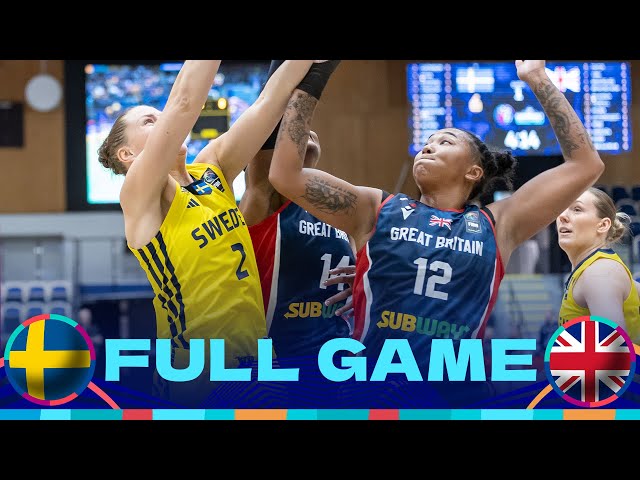 Sweden v Great Britain | Full Basketball Game | FIBA Women's EuroBasket 2025 Qualifiers