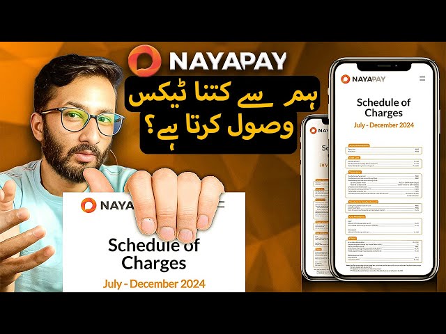 ⚠️NayaPay Tax - NayaPay Schedule of Charges in 2024 - NayaPay Fees, Charges, and Pricing in 2024 📅💰