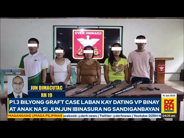 5 miyembro ng CPP NPA NDF sa Talacogon, Agusan Del Sur, sumuko matapos ang 11-taon sa kilusan