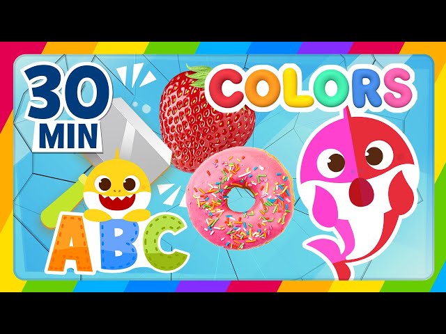 Learn ABC & Colors with Baby Shark | +Compilation | ABC Songs for Kids | Baby Shark ABC for Children