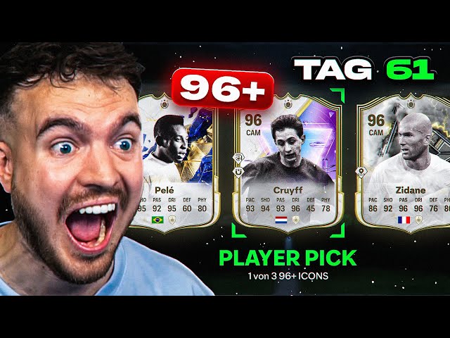 OMG 96er ICON GEZOGEN! WAS ERREICHT man in FC 25 ohne FC POINTS? TAG 61 🥼🧐🧪