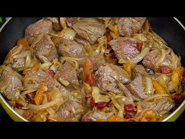 Meat pilaf recipe from Azerbaijan, a special and delicious winter food 💥