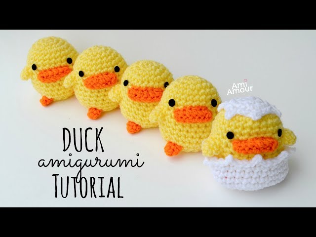 Duck Amigurumi Tutorial - Crochet for Beginners - Part 1