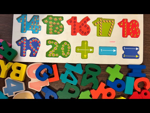 Learn numbers one to twenty counting - video for kids | Learning through play