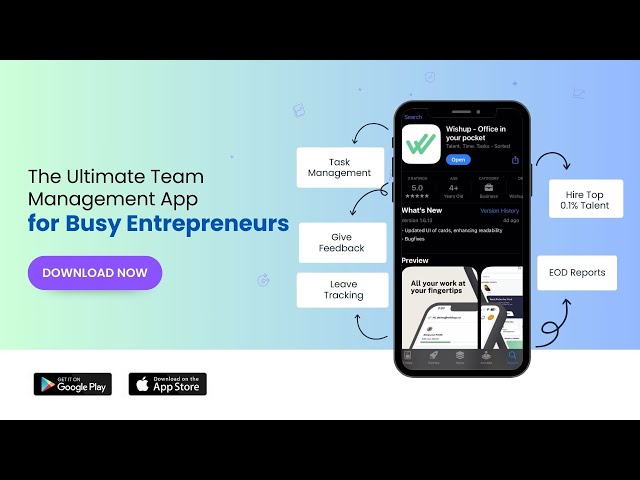 The Ultimate Team Management App For Busy Entrepreneurs: Wishup App