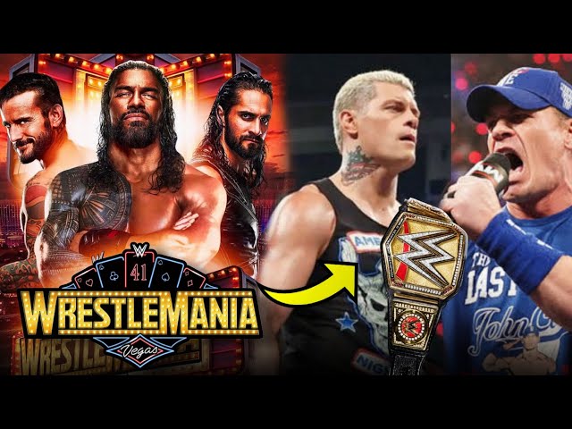 WWE WrestleMania 41 Match Card Predictions | Shocking