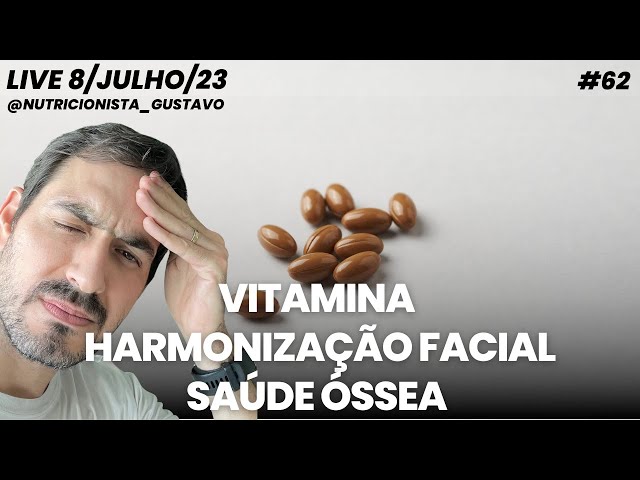 VITAMINA K2: HARMONIZAÇÃO FACIAL E SAÚDE ÓSSEA? | Dr Gustavo Duarte Pimentel #live #62