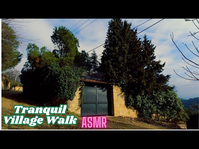 Immersive ASMR Footsteps in a Serene Stone Village#relaxingambience  #asmr #nature #cinematic