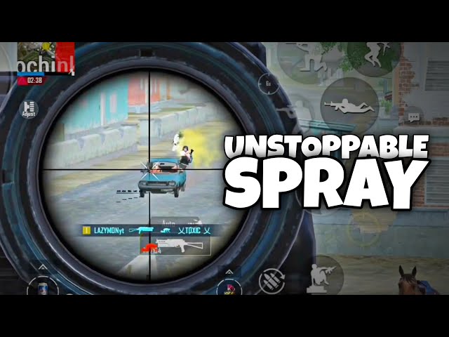 Lazymon Unstoppable Spray In PUBG Mobile | Lazymon Gaming |