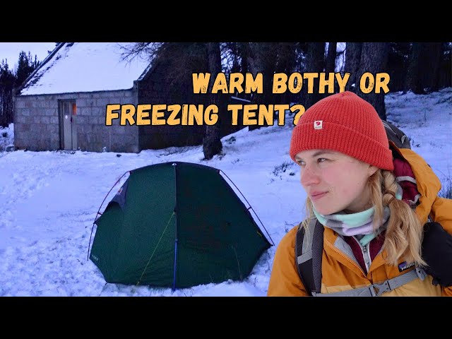 Solo Winter Wild Camping (sub-zero), a Failed Hike and a Tempting Bothy