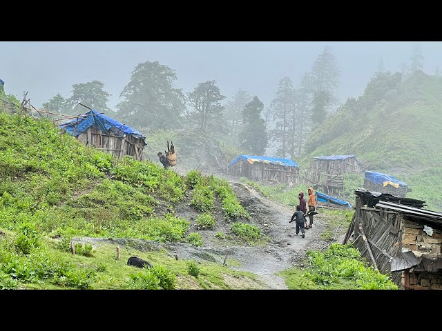 Most Peaceful Nepali Mountain Village Life and Hardworking Rural Village People || IamSuman