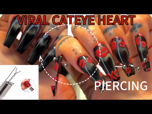 Viral Cat Eye Heart with Magnet | How To with @bornprettyofficial