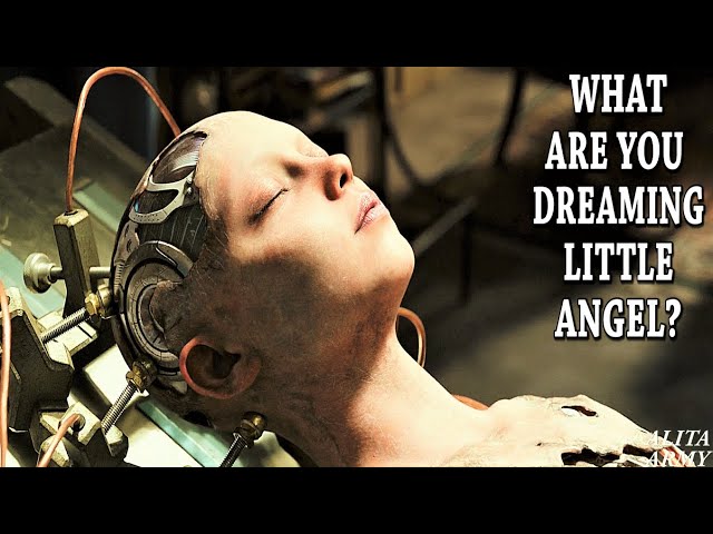 What are you dreaming little angel? Alita: Battle Angel (Horizontal Flip)