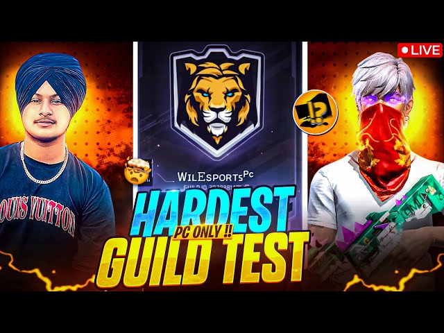 GUILD TEST LIVE 😎WIL-ESPORTS👽 #classyff #nonstopgaming #freefirelive #rai ⭐ #rggamer