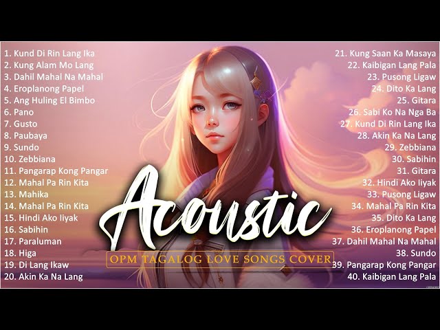 Best Of OPM Acoustic Love Songs 2025 Playlist ❤️ Top Tagalog Acoustic Songs Cover Of All Time 1868