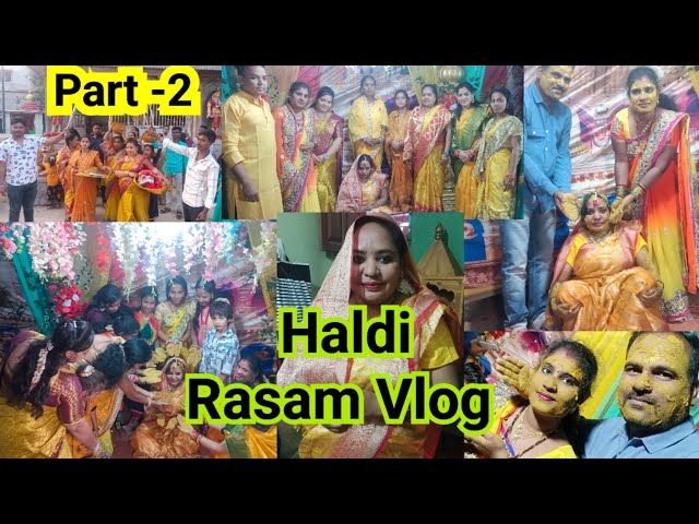 Bada Nani Kara Haldi ceremony //Odia Bahagahara Vlog In Odia // Odia Traditional Wedding 💒 (Part -2)