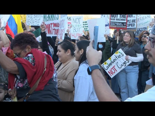 Hundreds attend immigration protest in Uptown Charlotte