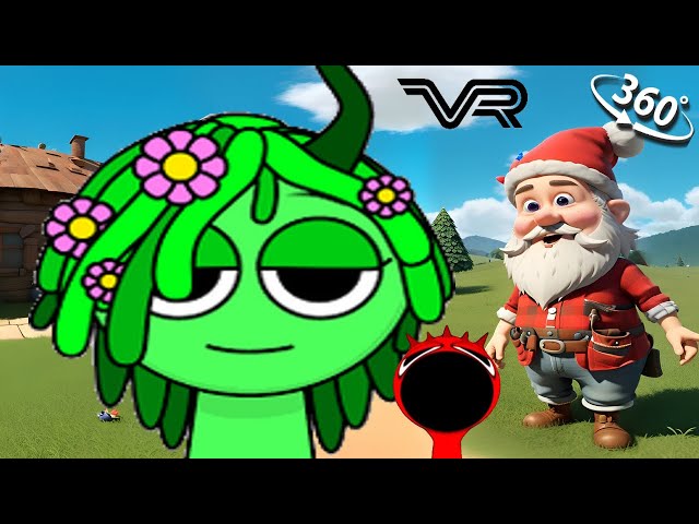 SPRUNKI Incredibox sing  Find Incredibox Sprunki Green Vineria in 360° VR  Animation