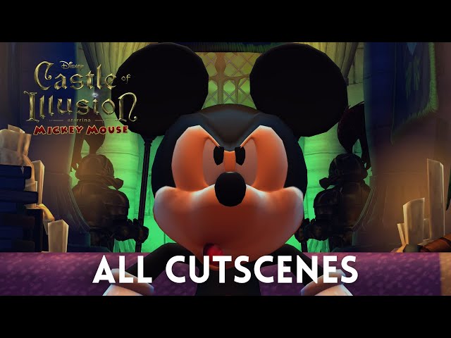 Castle of Illusion Starring Mickey Mouse - All Cutscenes