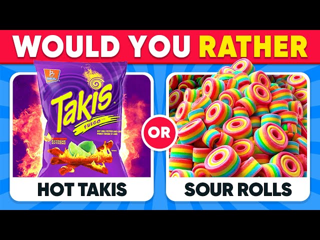 🤤 Would You Rather...? Savory Vs Sweet Edition 🍟🍬 Daily Quiz