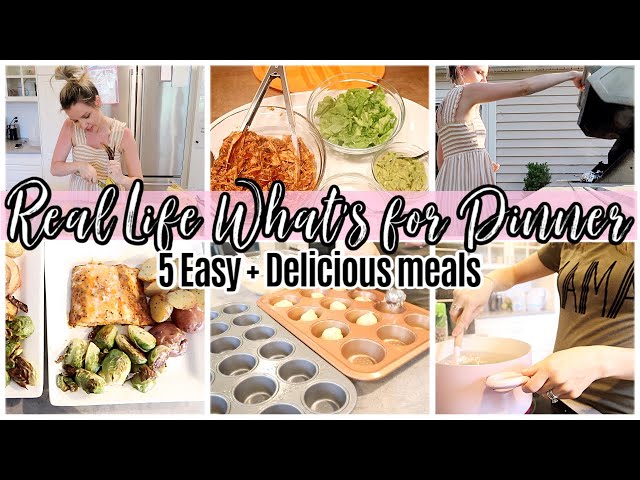 *NEW* WHATS FOR DINNER 2020 // COOK WITH ME // EASY DINNER RECIPES // TIFFANI BEASTON HOMEMAKING