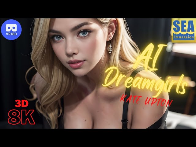 AI Dreamgirls (Kate Upton) en 8K 3D VR180: ¡conócelas de cerca!