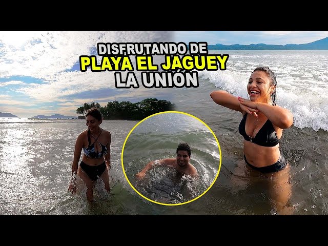 Así se disfruta en la mejor playa de la Unión con Sofí y Cindy en traje de baño