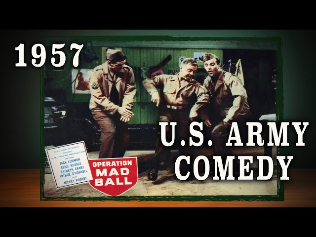 "Operation Mad Ball" (1957) - Jack Lemmon U.S. Army Comedy