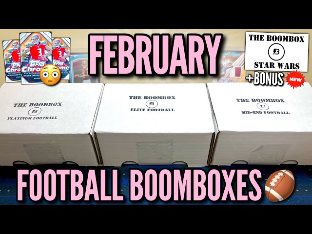 ROUND 2 FOR 2025 (+BONUS)! 😳🔥 February's Elite, Platinum, & Mid-End Football Boomboxes