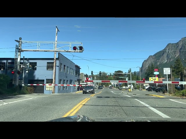 Ghost Train in North Bend, Washington makes daytime appearance