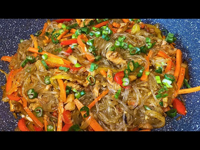 Super Easy Sweet Potato Noodle Stir-Fry with Chicken – Tried and True Recipe!