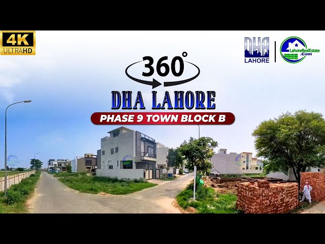 Explore DHA Lahore Phase 9 Town Block B in 4K: Stunning 360° Tour