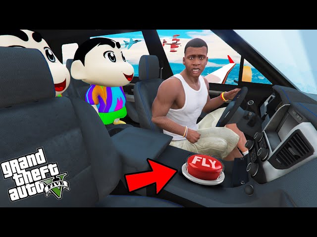 Franklin And Shinchan Making Their First Flying Car Ever In GTA 5!