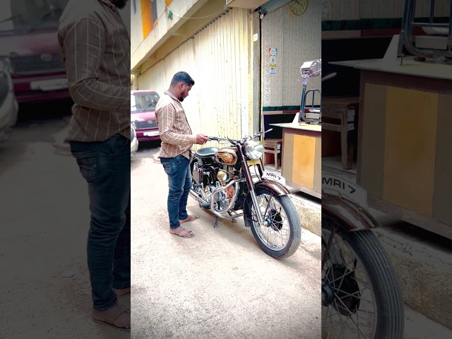 The Most Effortless Way to start a Bullet | Vintage Royal Enfield | Son of a Gun