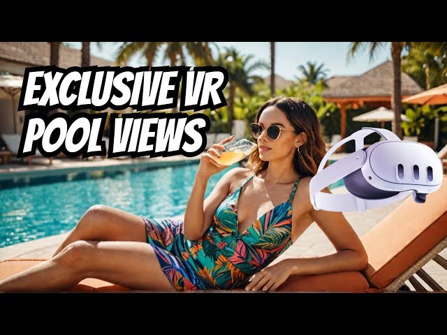 VIP Access or Epic Sneak-In? Wynn’s TOPLESS Luxury Pool – VR180 6K 👀