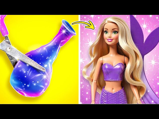 Extreme Mermaid Transformation! Barbie Gets a MAGICAL Mermaid Makeover