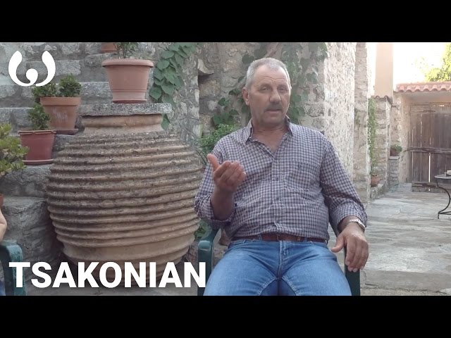 Listen to the Tsakonian language of Greece | Manolis speaking Tsakonika | Wikitongues