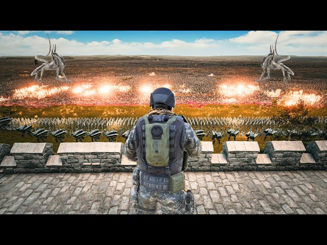 CAN 10,000,000 PREDATORS TAKE OVER DELTA FORCE FORTRESS? - Ultimate Epic Battle Simulator 2