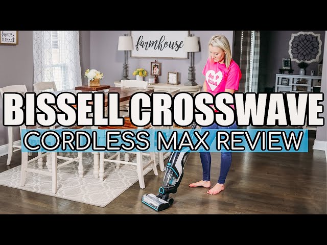 MOP & VACUUM IN ONE!! MY HONEST REVIEW OF THE NEW BISSELL CROSSWAVE CORDLESS MAX-JESSI CHRISTINE