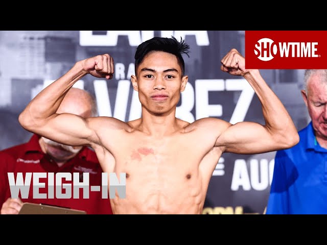 Rodriguez vs. Gaballo: Weigh-In | SHOWTIME BOXING: SPECIAL EDITION