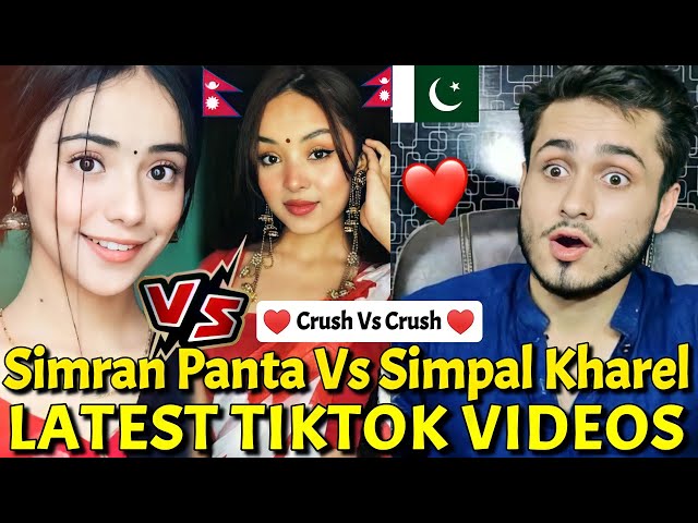 Most Awaited Video SIMRAN PANTA Vs SIMPAL KHAREL TIKTOK VIDEOS | Crush Vs Crush