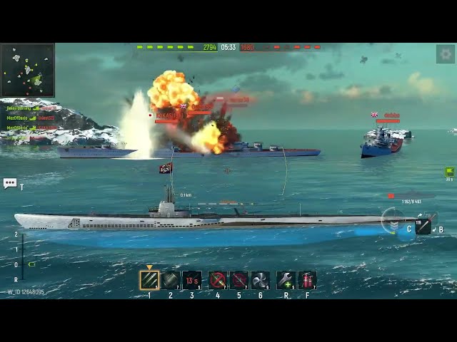 Navy War: Battleship Fleet - Epic Submarine Gameplay & Tactics! (Submarine Strategy) | (Part -20)