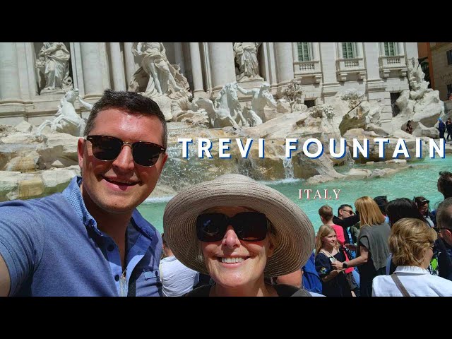 World famous, Trevi Fountain with info, Rome, Italy #trevifountain #rome #italy #europe