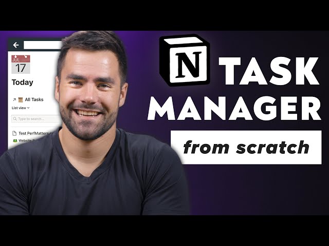 Notion Masterclass: Build a Task Manager from Scratch