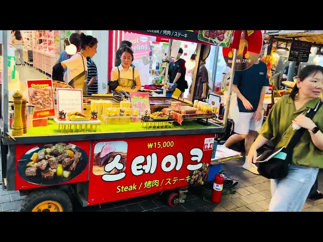 Night Walking Tour in Myeongdong: Street Food &Vibrant Atmosphere | 4K ASMR Experience |Viet Walker