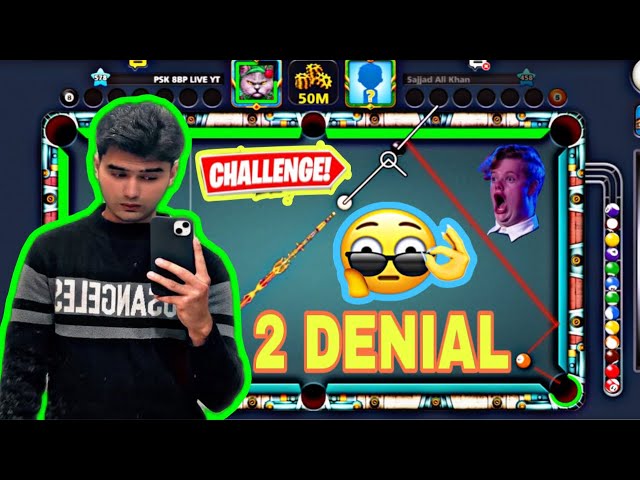 8 Ball Pool 2 Nonstop Denial Challenge! 😨 | 8 Ball Pool Gameplay 2025 | 8 Ball Pool Challange Win