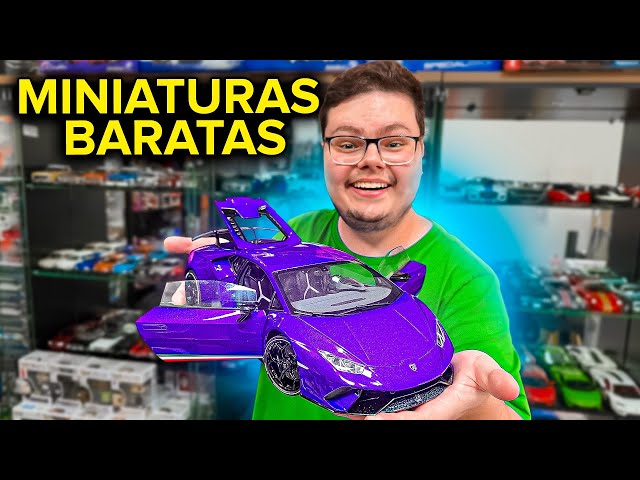 FUI NA LOJA DE MINIATURAS MAIS BARATA! CARRINHOS BRASILEIROS E IMPORTADOS