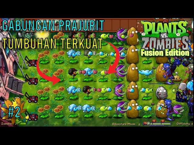 Kelar tu Stage Awal - Plants vs Zombies Fusion Edition #2