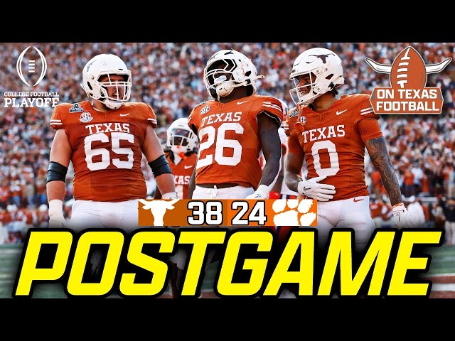 OTF POSTGAME! | Texas Longhorns def. Clemson Tigers, 38-24 | College Football Playoff | Quinn Ewers