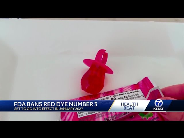 What to know about red dye 3 being banned from foods